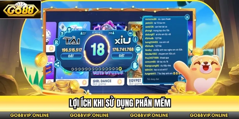 Lợi ích khi sử dụng phần mềm